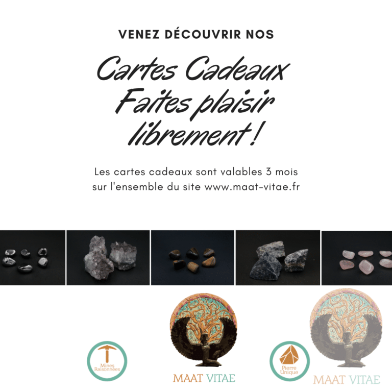 Carte Cadeaux chez Maât Vitae