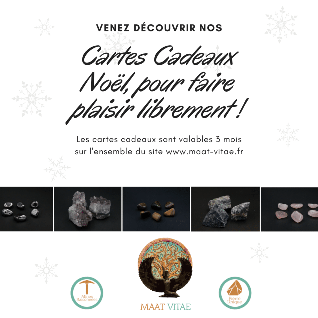 Carte Cadeaux de Noël Maât Vitae