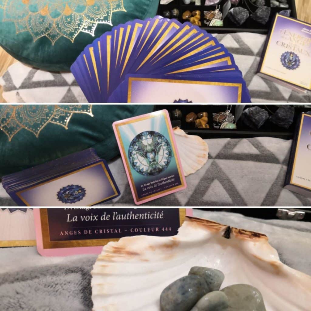 Aigue Marine et l'ange Bath Kol - Tirage des cartes