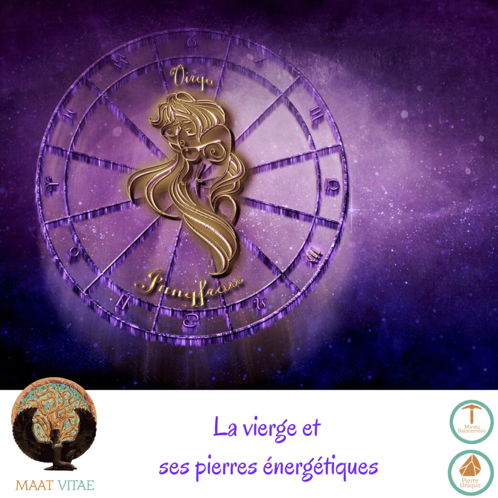 Vierge - Signe du zodiaque - Signe Astrologique et pierres énergétiques