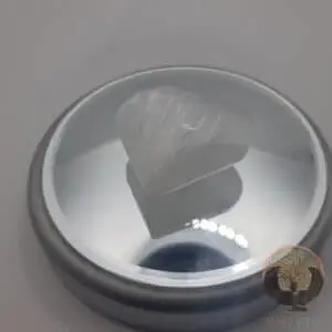 Petit Coeur Selenite Blanche issue de mine équitable et raisonnée, sélection par Maât Vitae