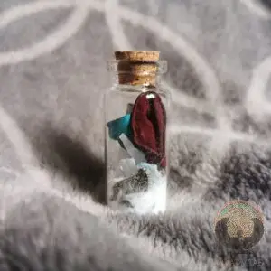 Fiole d'Intention Spell Jar : pierres naturelles
