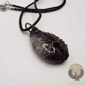 Pendentif Arbre de Vie Améthyste