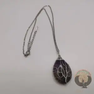 Pendentif Arbre de Vie Améthyste