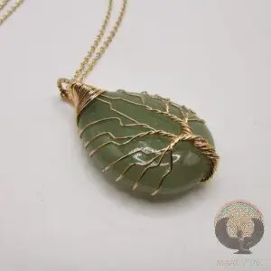Pendentif Arbre de Vie Aventurine