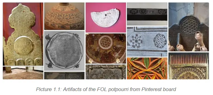 Artefacts Fleur de vie - Pinterest