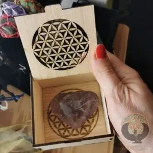 Boite Fleur de Vie nom produit - Atelier Aby - Bretagne - Produits artisanaux