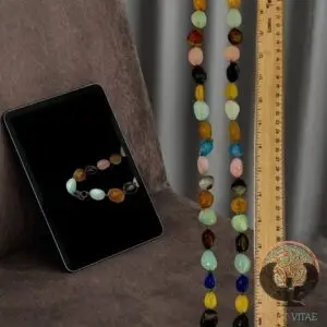 Collier Harmonie Énergétique - Inde - pierres naturelles équitables - Maât Vitae - Côtes d'Armor - Plérin