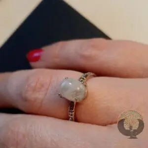 Bague argent et pierre de lune Arc-en-ciel - Côtes d-armor - Plérin - Maat Vitae (1)