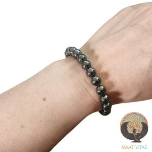 Bracelet Hématite perles équitables - Maât Vitae - Plérin - Bretagne