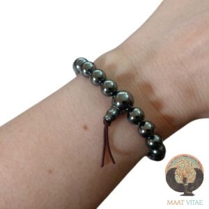 Bracelet Hématite perles équitables - Maât Vitae - Plérin - Bretagne