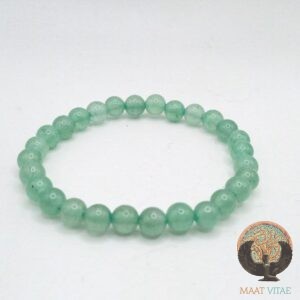 Bracelet aventurine - petite taille - enfant - perles équitables - Maât Vitae - Plérin - Côtes d'Armor