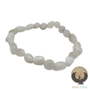 Bracelet Labradorite blanche - perles équitables - Maât Vitae - Plérin - Côtes d'Armor - Bretagne
