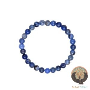 Bracelet sodalite - petite taille - enfant - perles équitables - Maât Vitae - Plérin - Côtes d'Armor - Bretagne