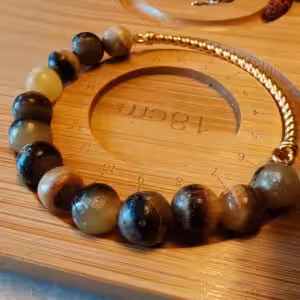 Bracelet en Septaria – Pierre de Dragon