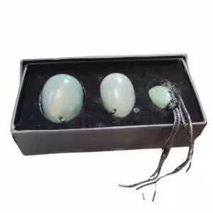 Œufs Yoni – Coffret 3 tailles – Aventurine verte
