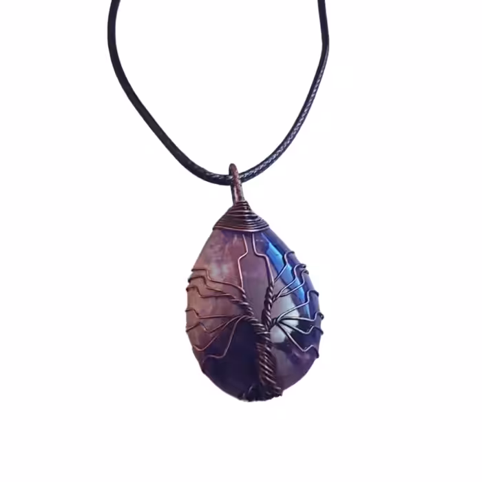 Collier Améthyste arbre